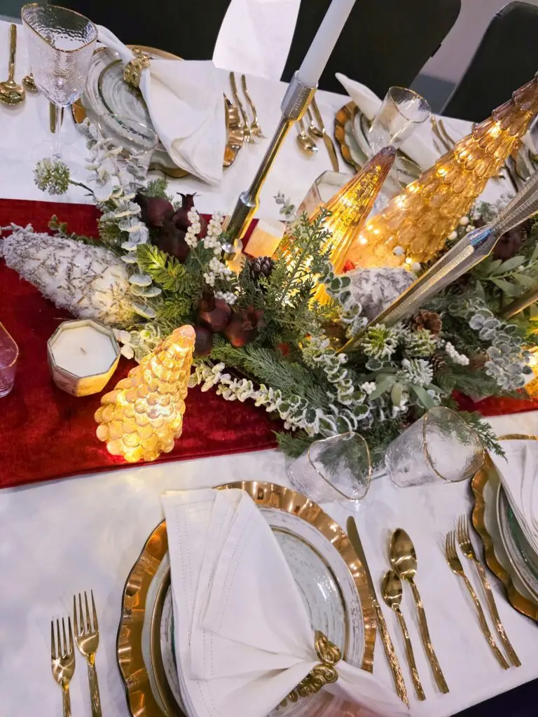 Creating A Beautiful Christmas Table | Twilly &Amp; Fig Christmas Table Holiday Decor
