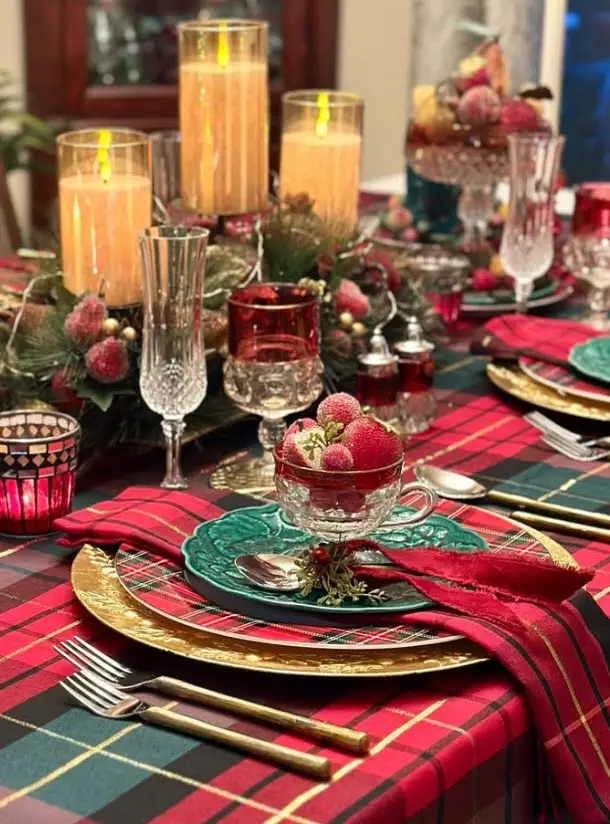 Creating A Beautiful Christmas Table | Twilly &Amp; Fig Christmas Table - Holiday Decor