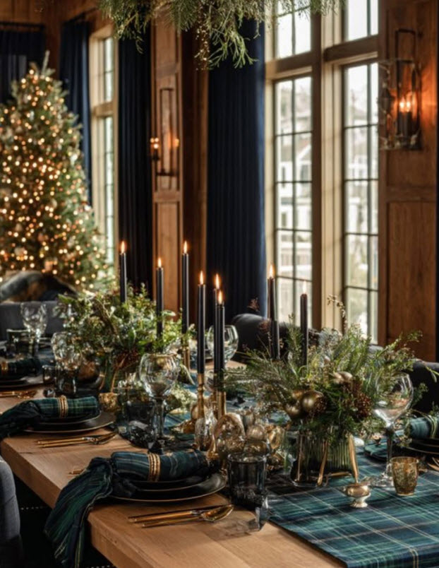 Christmas Table Holiday Decor