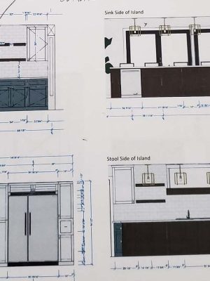 Whispering Circle Home Renovation | Twilly &Amp; Fig Kitchen Rendering 12