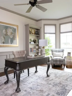 King Williams Traditional Home | Twilly &Amp; Fig Traditional Dallas Study With Custom-Built Furniture And Timeless Neutral Design By Twilly &Amp; Fig